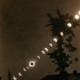 A timelapse composite image of the same solar eclipse on Jan. 24, 1925.